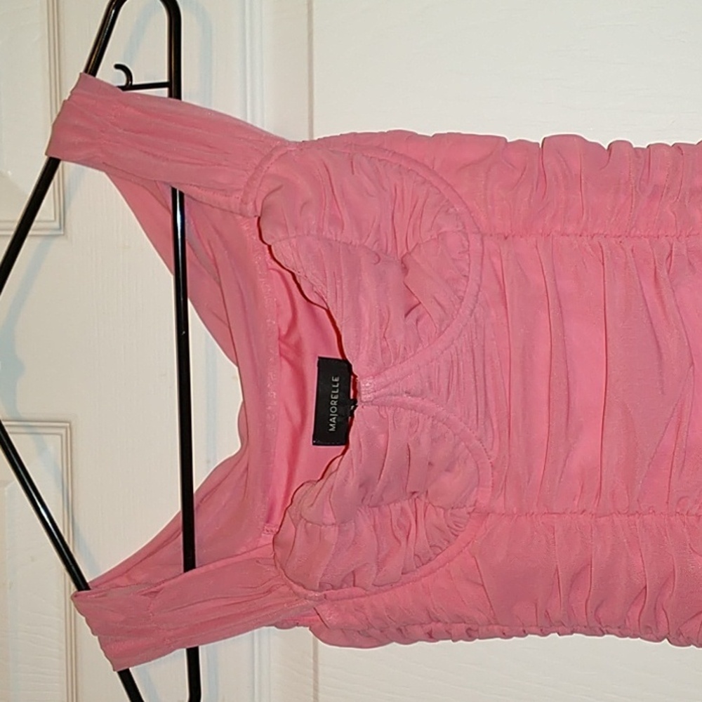 Revolve , Majorelle Tabitha Midi Dress In Bubblegum - Picture 5 of 6